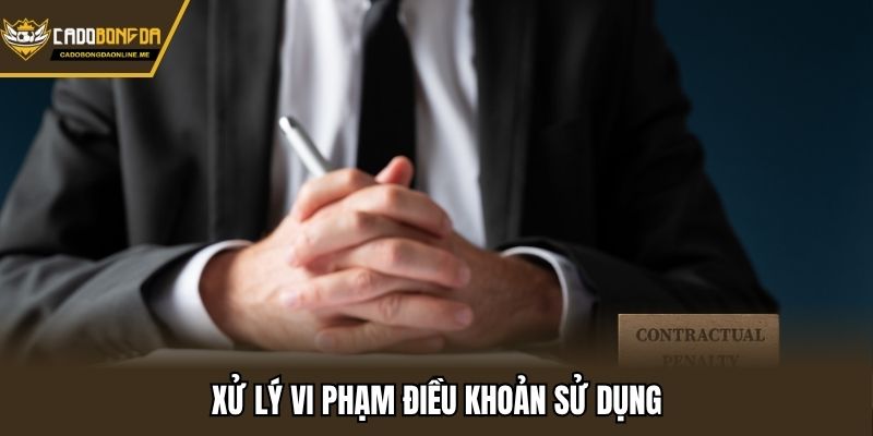 Xử lý vi phạm điều khoản sử dụng